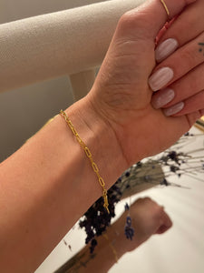 Paper Clíp Chain Bracelet